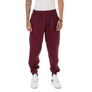 Pro Club Men's Mediumweight Jogger Fleece Long Pants - Maroon - XXL