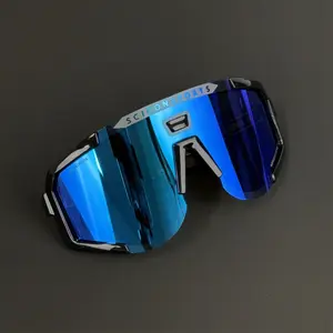 Men's Cycling Glasses Scicon Design, Professional Windproof Eyewear for Road Biking, Dust & Sand Protection Sports Goggles