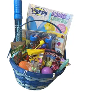 Boys Handmade Prefilled Easter Baskets - Unique Quality with Egg-Ready Design, Ideal for Organizing Easter Eggs and Treats