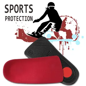 3/4 Orthotics Shoe Insoles for Men Women, High Arch Supports Shoe Inserts for Plantar Fasciitis, Flat Feet, Heel Pain