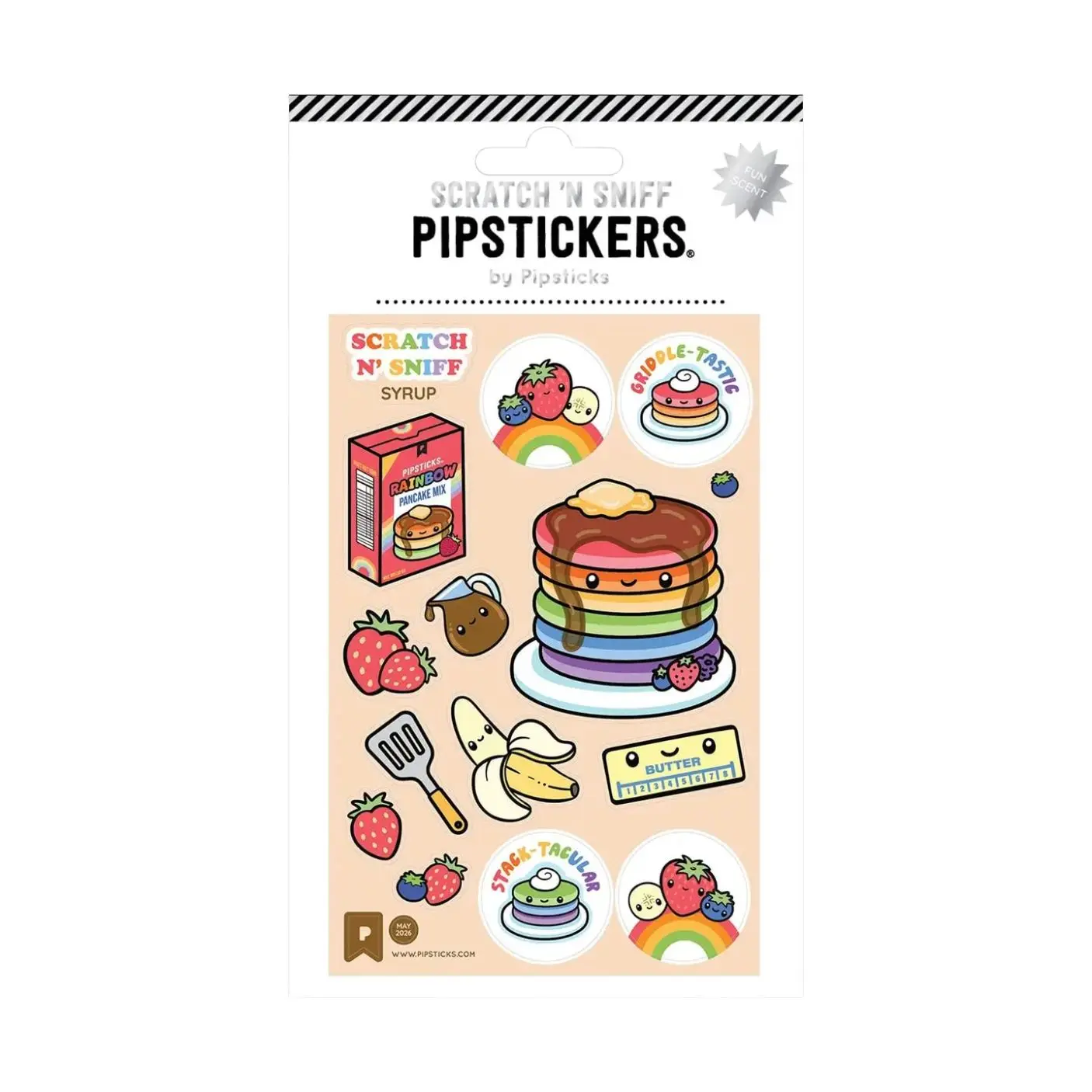 Stack-Tacular Breakfast Scratch 'n Sniff Stickers by Pipsticks