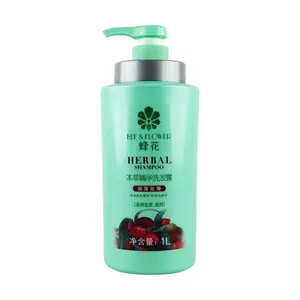 BEE&FLOWER Herbal Essence Shampoo with Goji & He Shou Wu - 1L | Nourishing, Silky, Smooth & Shiny Hair Treatment