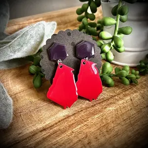 State of Georgia Drop Earrings