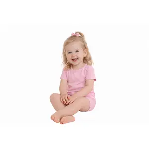 In The Pink, Bamboo Two Piece Short Sleeve & Shorts Pajama Set