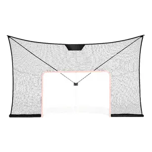 VEVOR Hockey Goal with Backstop and Targets, Street Steel Hockey Net, 72 Pro Hockey Training Goal Set, Portable Indoor Outdoor Hockey Goal with Net, Easy Assemble, White/RedVEVOR Super Brand Day