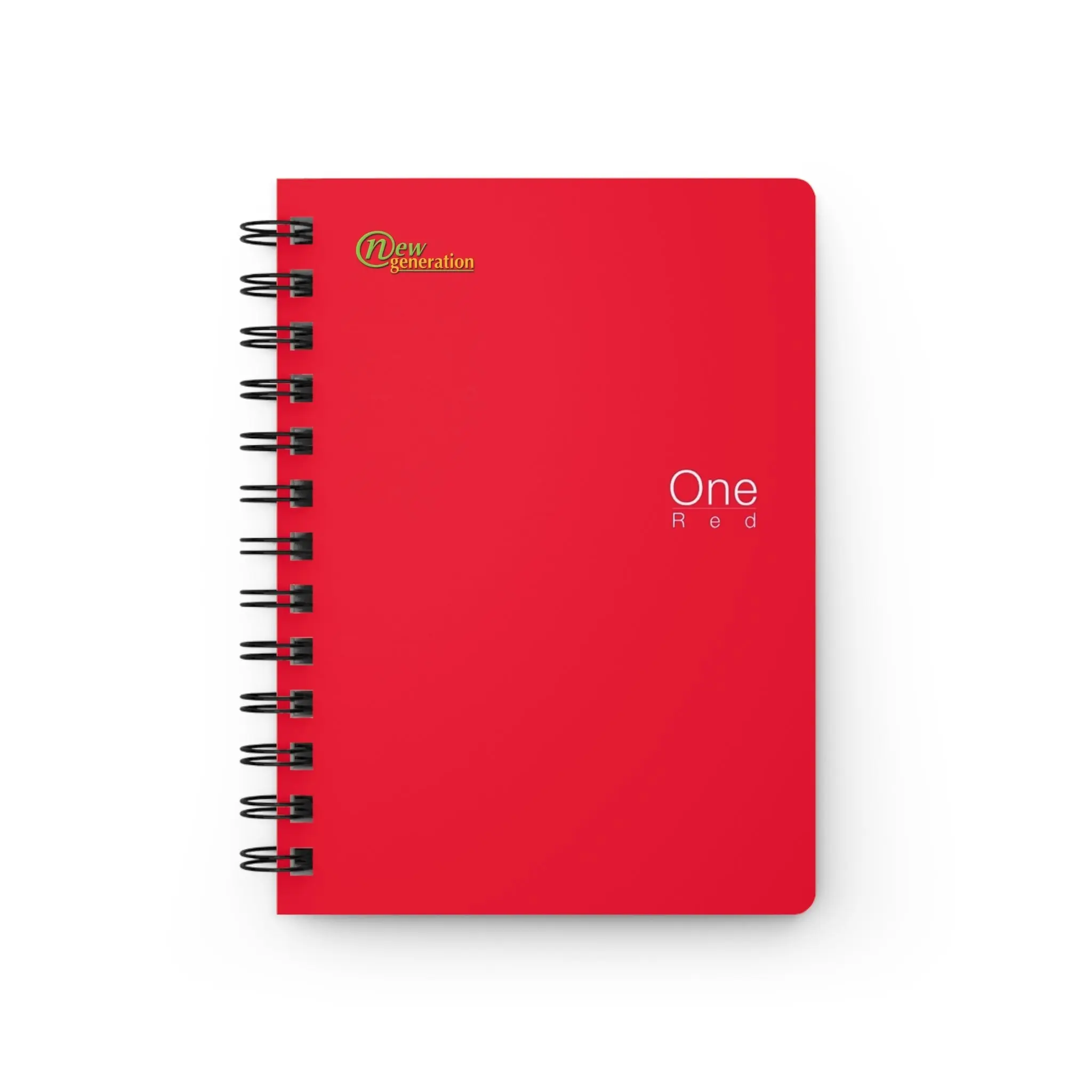 New Generation -  One - Spiral Bound Journal - 150 Pages Hard Cover Notebook for Writing, Doodling, Bullet Journaling, Sketching, Planner