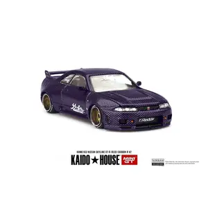 Kaido House Nissan Skyline GT-R R33 Active Carbon R V2, Purple, 1:64 Scale, Diecast Model Car