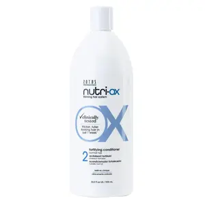 Nutri-Ox Fortifying Conditioner for Normal Hair (1L) - US Gentle Liquid Haircare Formula with Sunflower Oil, Peppermint, Biotin