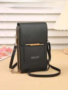 Women Wallet Crossbody Phone Purse Touchscreen Mini Flip Bag Multi Card Slot Anti Theft Sling