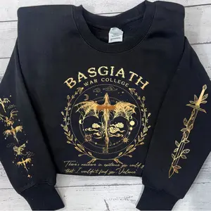 Basgiath War College 2 Sided Sweatshirt, Fourth Wing Lover, Violet Sorrengail Sweater, Riders Quadrant Sweater, Soft Oversized Crewneck Sweatshirt