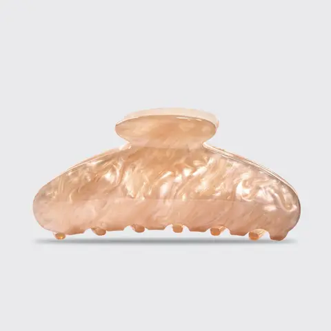 Recycled Plastic Marble Claw Clip - Blonde