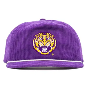 Mike – LSU Unstructured Corduroy Rope Hat