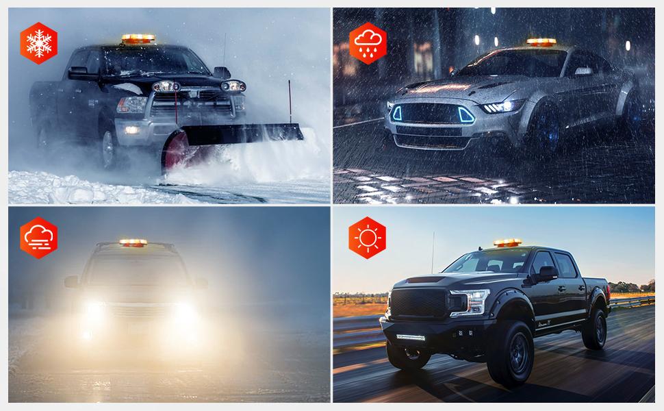 DIBMS 48 LED Roof Top Strobe Light Bar, High Visibility Emergency Warning, Waterproof, Magnetic Base, Universal Fit for Trucks, Snow Plows, Construction Vehicles DIBMS 48 LED Roof Top Strobe Light Bar, High Visibility Emergency Warning, Waterproof, Magnetic Base, Universal Fit for Trucks, Snow Plows, Construction Vehicles