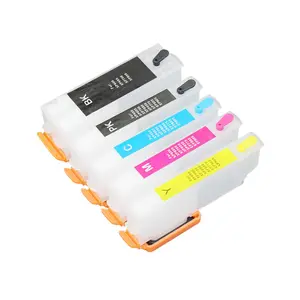 273XL Refillable Ink Cartridge Set for Epson Printer XP-520 600 610 620 700 800 810 820 High-Capacity Eco-Friendly CMYK Print Solution with ARC Chip