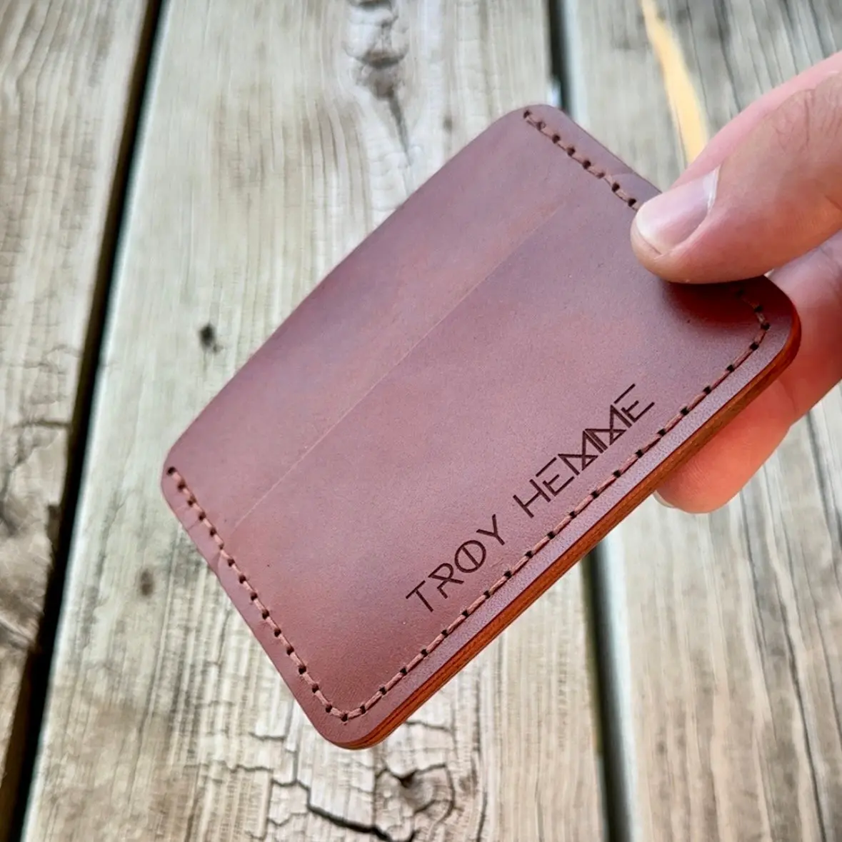 Classic Cardholder 3 with engraved name