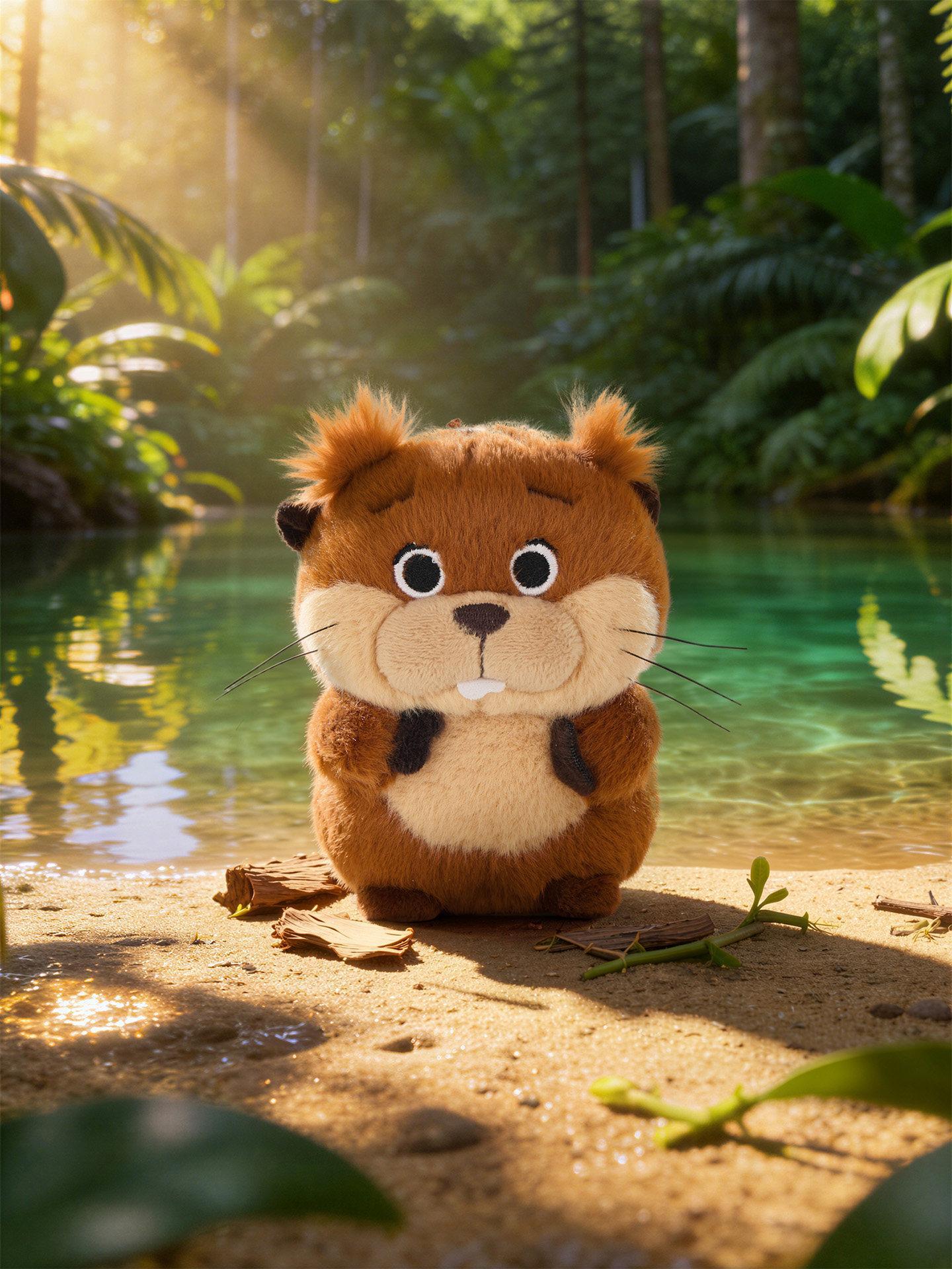 Pixar Original Product River Otter “Transformation Plan” Merchandise — Lizard Mei Bao Doll,Figurine, Quirky Doll Gift, Birthday Gift