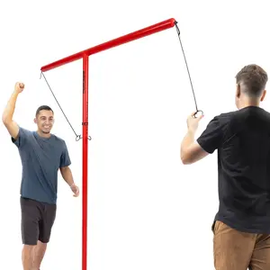 GoSports Tower 5 Giant Ring Swing Versus Game for Adults and Family - Hook and Ring Outdoor Yard Game