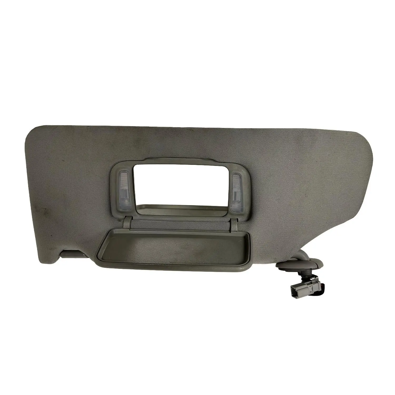 2003-2007 Honda Accord Left Driver Side Sun Visor Illuminated Mirror USED OEM Gray 83280-SDB-A03