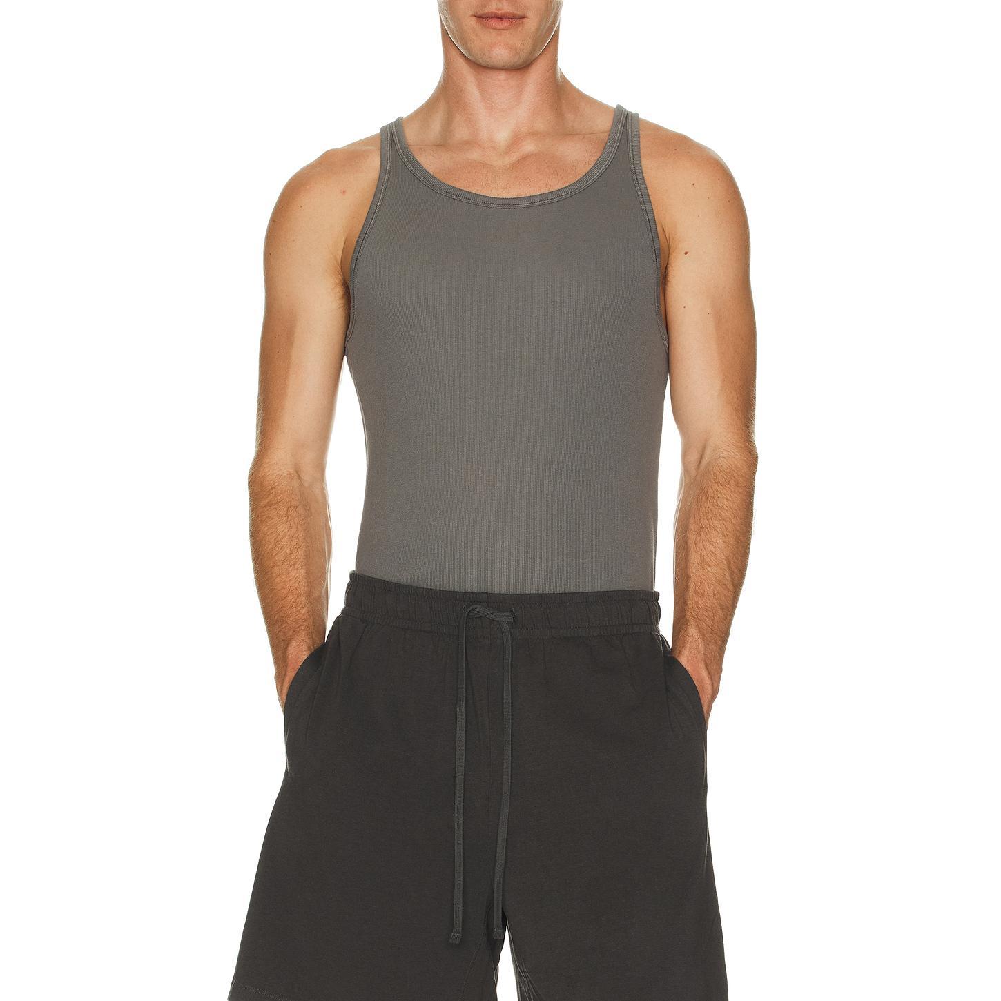 SKIMS Cotton Rib Tank 3-Pack in Onyx