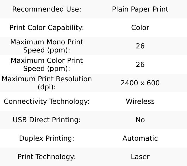 Lexmark CS430 CS431dw Desktop Wireless Laser Printer Color