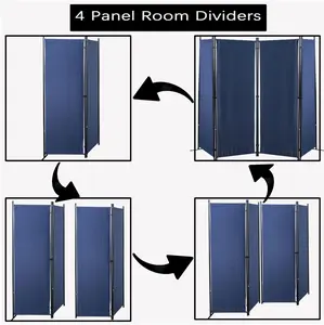 7.4Ft Long 4 Panels Room Divider New in Box