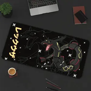 Rayquaza Pattern Desk Mat Perfect for a Gift, Present, Holiday, Birthday Japanese Anime