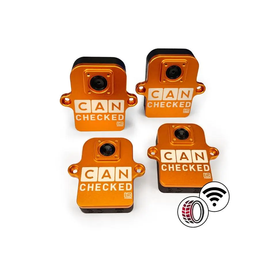 CANchecked TMU04 Tire Temperature Monitoring Set - Wireless and Charging Box