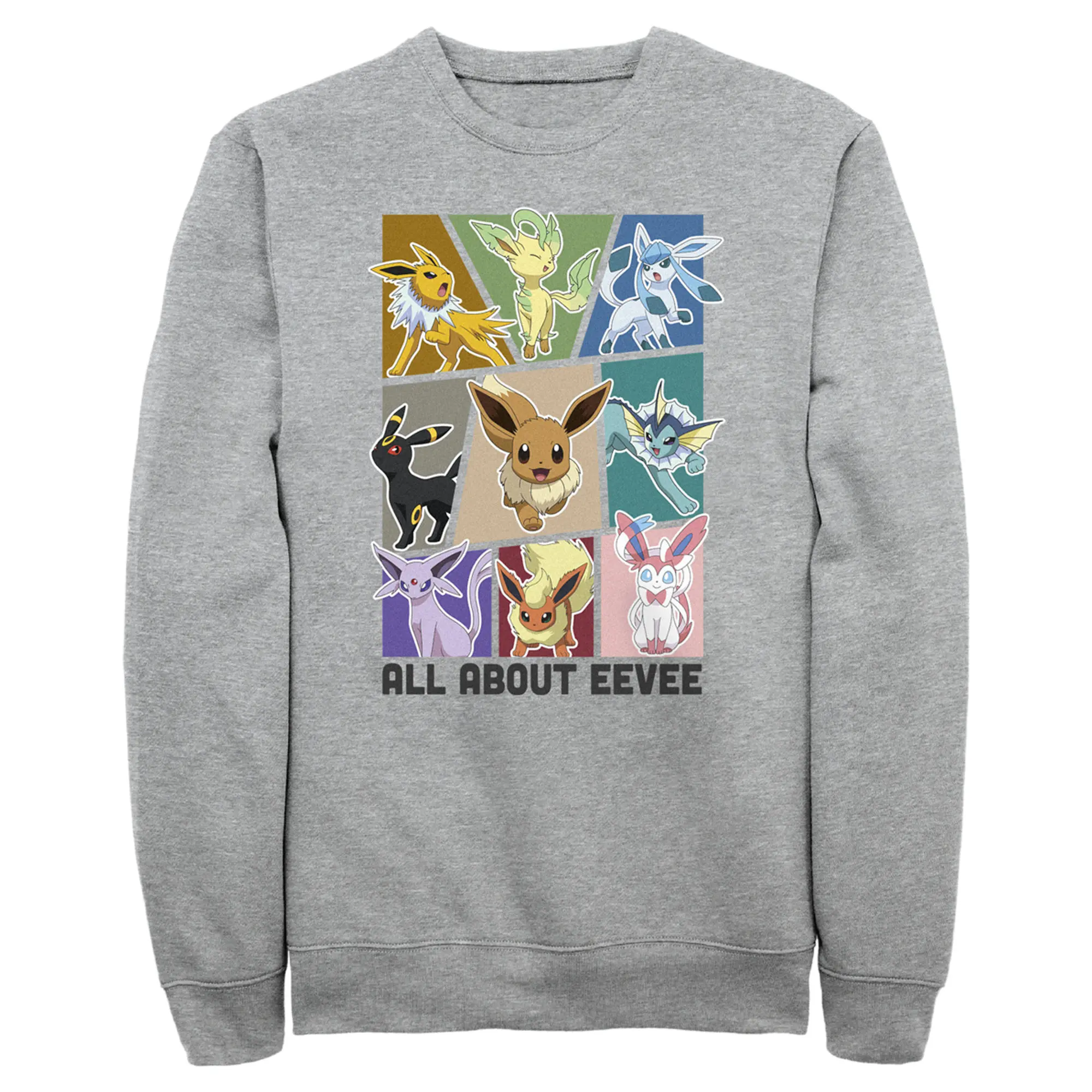 Men's Pokemon All About Eevee Eeveeloution Sweatshirt