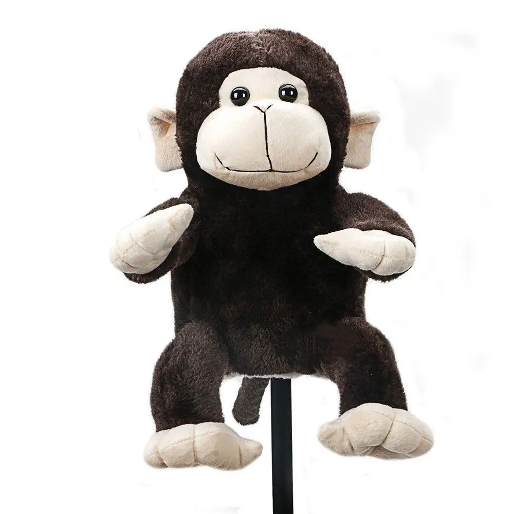 Golf Club Head Cover without Golf Club, Cute Monkey Design Plush Golf Putter Head Cover, Golf Accessories, Golf Supply, Golf Gear, Golf Gift Accessory