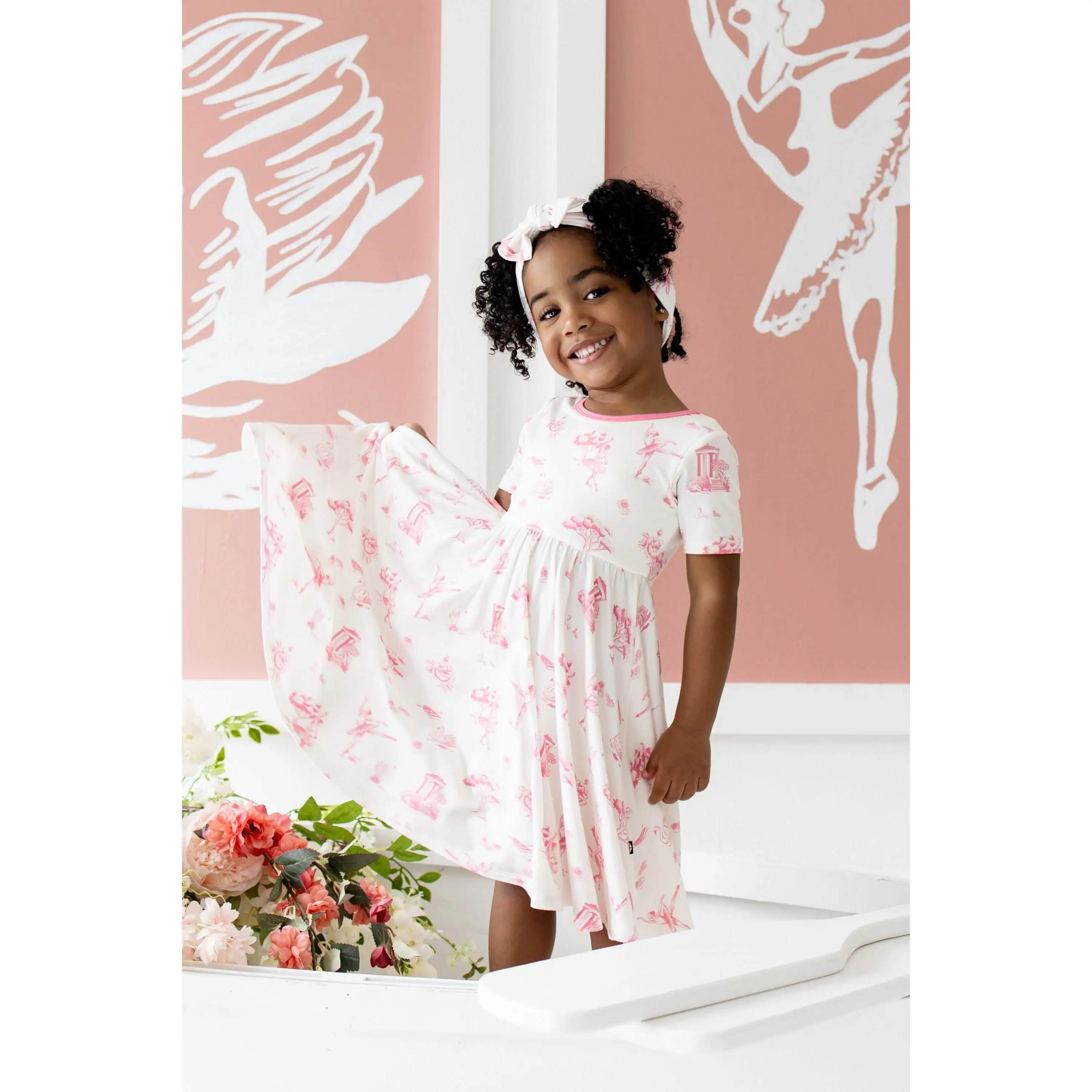 Twirl Dress in Toile Ballet