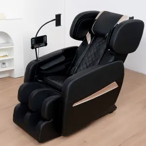 Full Body Massage Chair - 0-Gravity Recliner with Heating, Pneumatic Compression, ft Rollers, Bluetooth Speaker, Adjustable Intensity, 5 Automatic Modes for Home & Office Relaxation