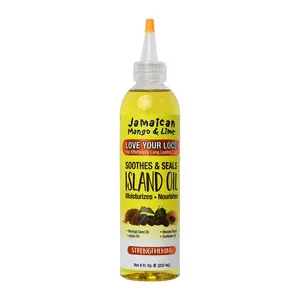 Jamaican Mango & Lime Island Oil - Nourishing Lightweight Scalp Oil for Locs Braids & Twists with Moringa Aloe & Sunflower for Healthy Scalp and Haircare Hydrate