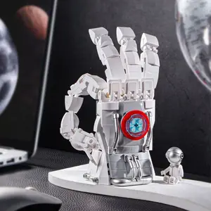 Custom Glove Building Blocks Set, Ok Gloves Adult 3D Model Kit, DIY Home Decoration, Custom Gesture Design, Unisex Toy