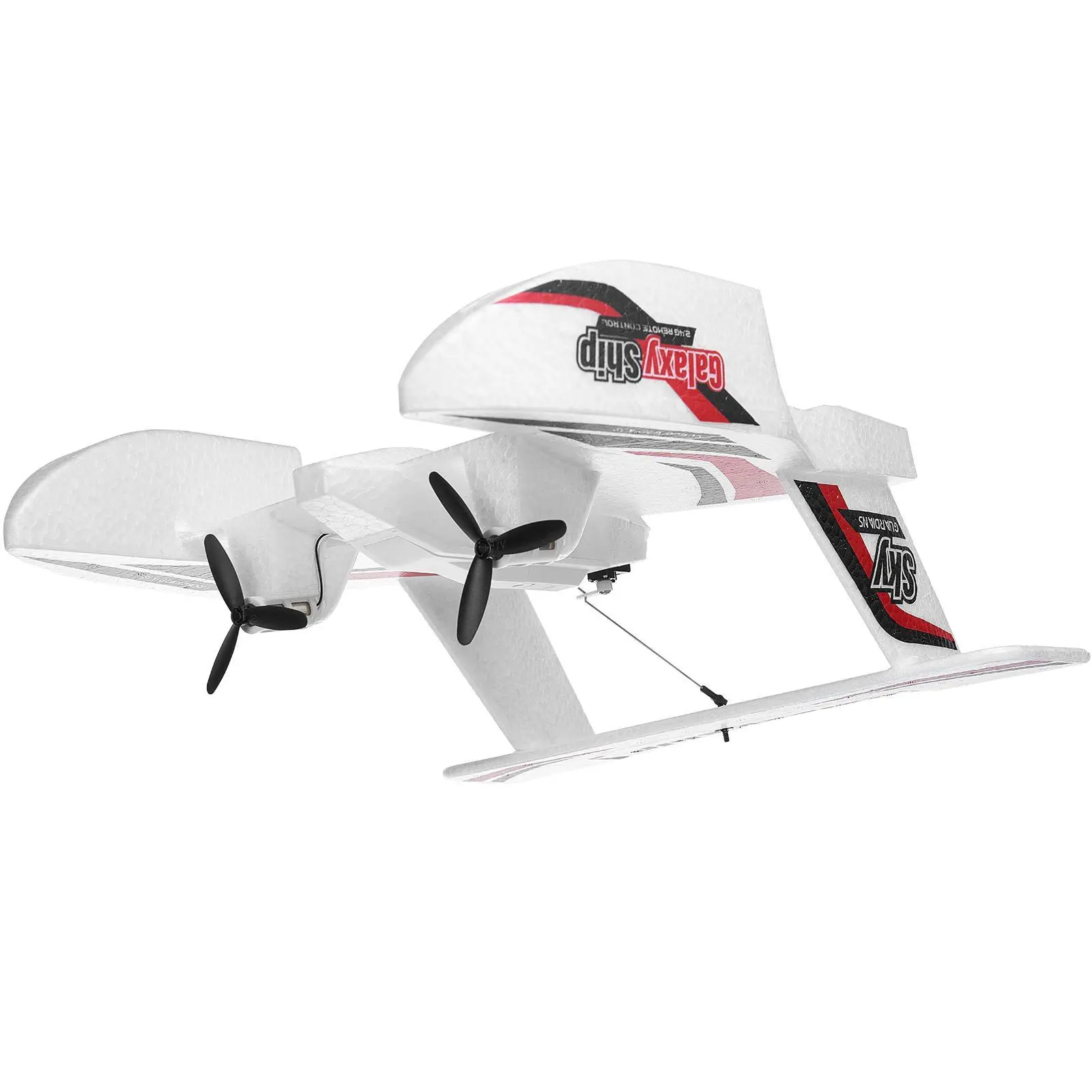 VEVOR 3-Channel 2.4GHz Remote Control Plane - 6-Axis Gyro Stable EPP Foam Amphibious Ready-to-Fly Outdoor Toy Aircraft for 6–8 Years, 2 Batteries, 2-Speed Modes, 30-Min Runtime, 500ft/150m Range, Beginner-Friendly Glider for Flying Fun#BacktoSchool