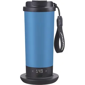 Self-Heating Travel Mug 20oz, Rechargeable Electric Temperature Control Heated Coffee Cup