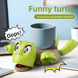Funny Turtle Coaster Press Playful Tortoise Desk Toy
