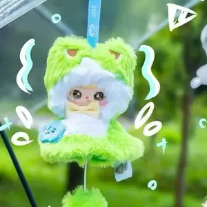 Crie! "Let the Sun Shine" Plush Blind Box, Weather & Animal Themed Kawaii Keychain, Adorable Frog Panda Fox Elephant Collectible, Viral Fluffy Mood Character Blind Box, Whimsical "Sunshine Switch" Plush Charm for Teens & Collectors