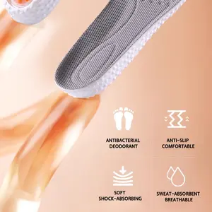 Boot Insoles For Standing All Support Fasciitis Shock-absorbing Sports absorption, Breathable Shoe Inserts