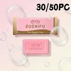30/50Pc Zudaifu Skin Beauty Soap 7g Oil Control Refreshing Mini Soap Deep Clean Moisturizing for Hands & Body Cleanser Soap for Travel