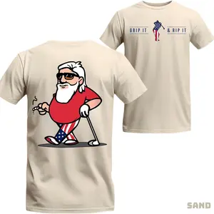 John Daly Grip It And Rip It Golf T-Shirt – Vintage Golf Saying Graphic Tee Design, Streetwear Style Unisex Fits Casual T-Shirt, Classic Cotton Menswear Top, Trendy Golf Lover Gift With Bold Graphic Tee Aesthetic For Men And Women