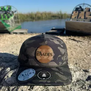 Olive camo rope hat
