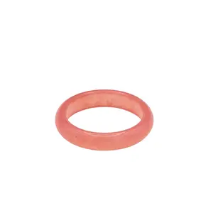 Silk Collection | Blush — Pink Jade Stone Bangle