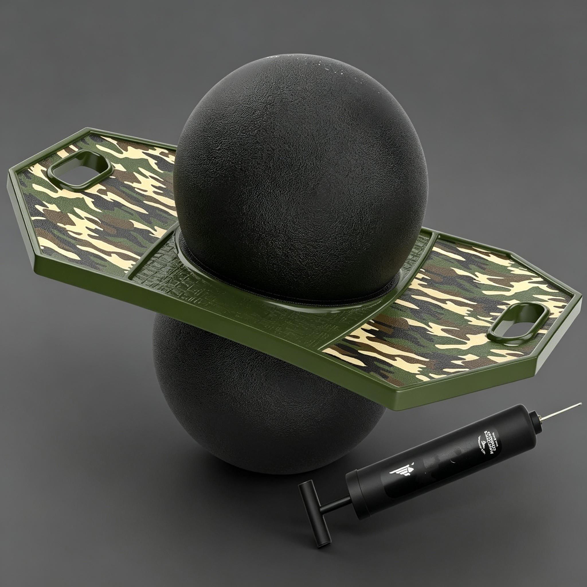 Kids Pogo Trick Ball Balance Bounce Board with Anti-Slip Deck & Pump, Indoor Outdoor Toy for Ages 6+