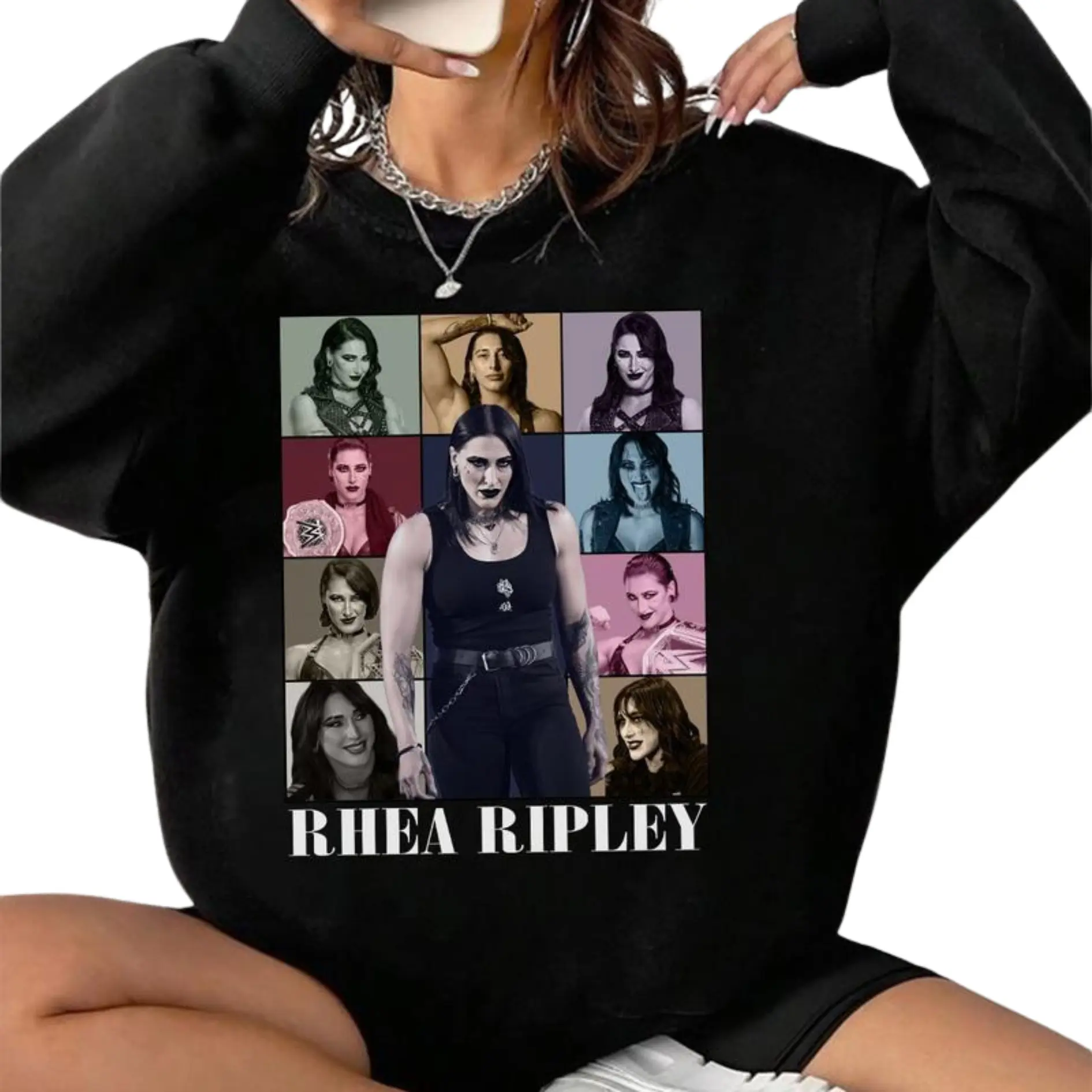 Rhea Ripley Pro Wrestling Sweatshirt, Mami Eras Graphic T-Shirt Hoodie For Fan