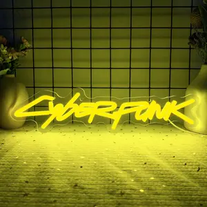 Cyberpunk LED Neon, bright Neon Light USB Light-Up Sign, Birthday or Christmas Gift, Suitable for Bedrooms, Living Rooms, Game Rooms