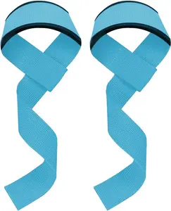 WSAKOUE Lifting Straps, Weightlifting Straps, Deadlift Straps with Padded Neoprene for Power Lifting, Bodybuilding, Gym Workout, Strength Training & Fitness Workout, Resistance