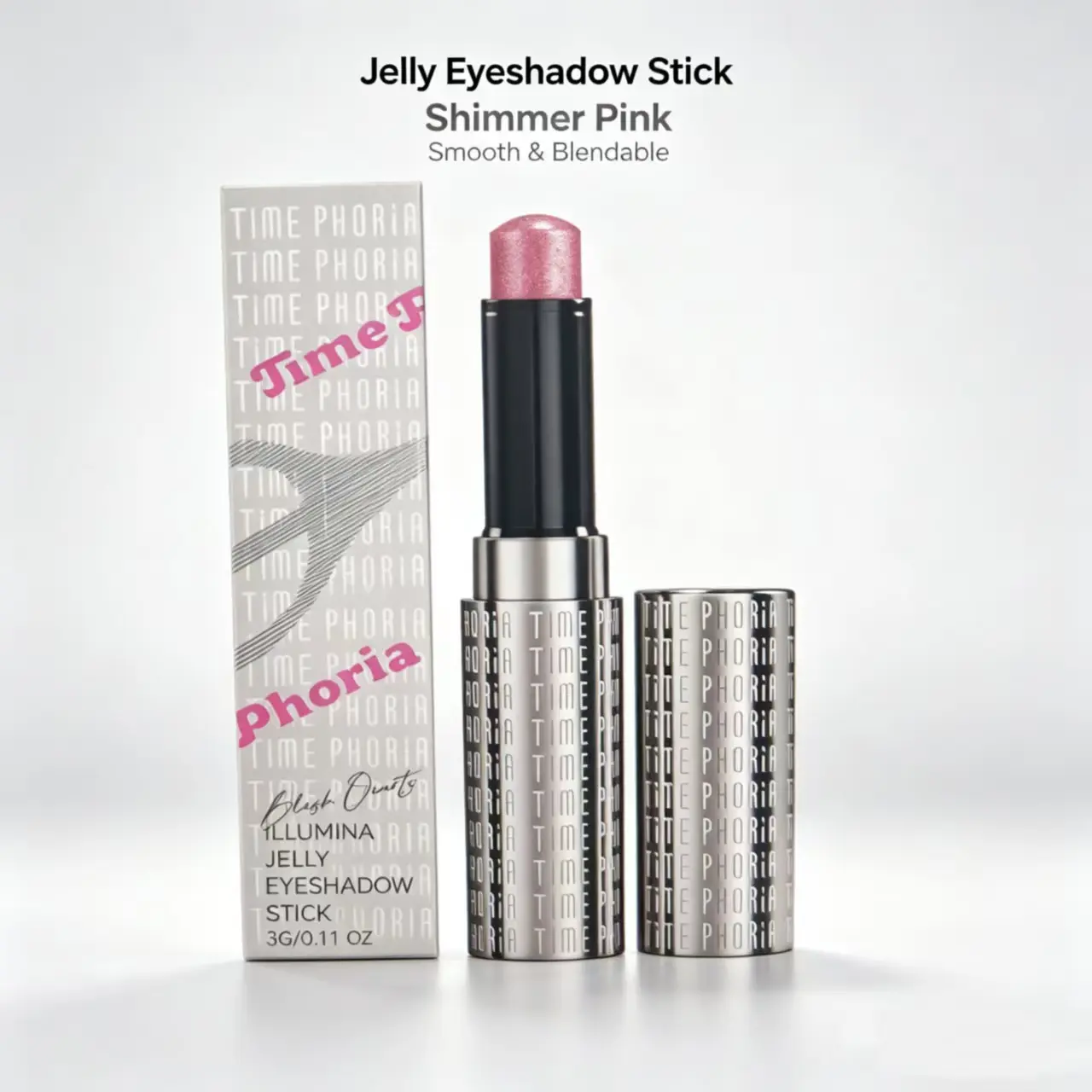 Shiny Jelly Eyeshadow Stick, Pearlescent Pink Glitter Water-Luminous Cream Shadow, Multiple Shades Available, Brighten Eye Look for Daily & Dating Makeup,luxury,cosmetic,refill container,handheld,mirror,,creative,design,,duoface,brush,cleaner