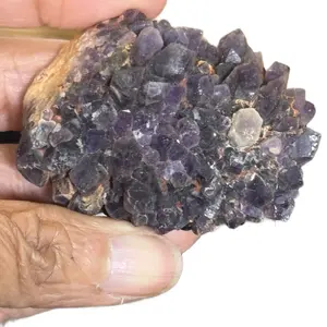 Chevron Amethyst Raw Semi Precious Gem Crystal Natural Purple Rock Specimen for Decorative Use Earth Inspired Home Decor