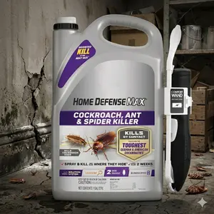 Home Defense Max Bed Bug, Flea and Tick Control with Comfort Wand, 1 gal.