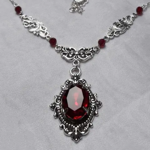 Victorian Necklace, Vintage Gothic Antique Women's Elegant Party Unique Necklace, Stylish Accessory for Special Occasions, Fashion Necklace, Fashionable Accessory, Jewelry Accessories